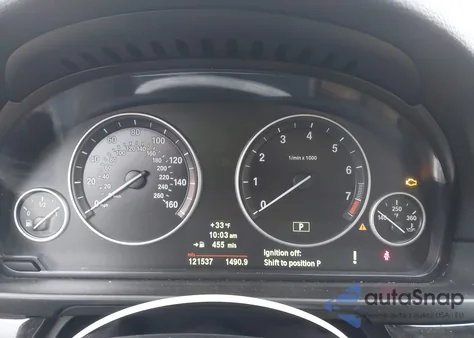 2012 BMW 528I xDrive из США, поврежденный, VIN WBAXH5C53CDW08469